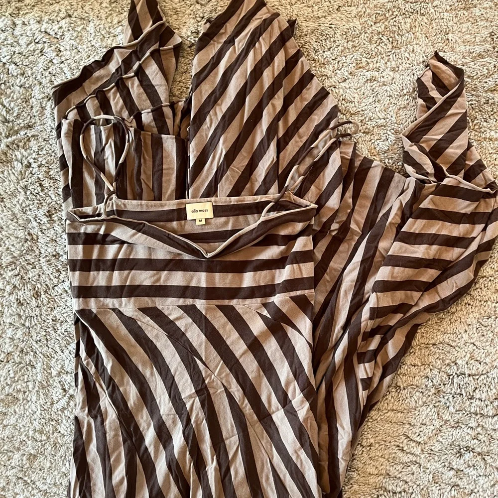 90s Ella Moss striped dress Sex & the City - Picture 3 of 5